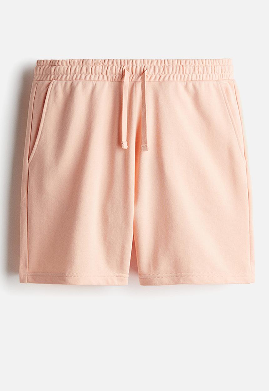 H&M - Regular fit sweatshorts - peach pink
