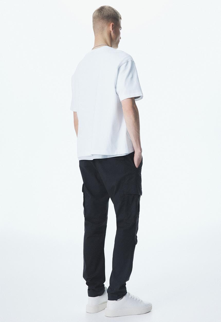 H&M - Slim fit cargo trousers - dark grey