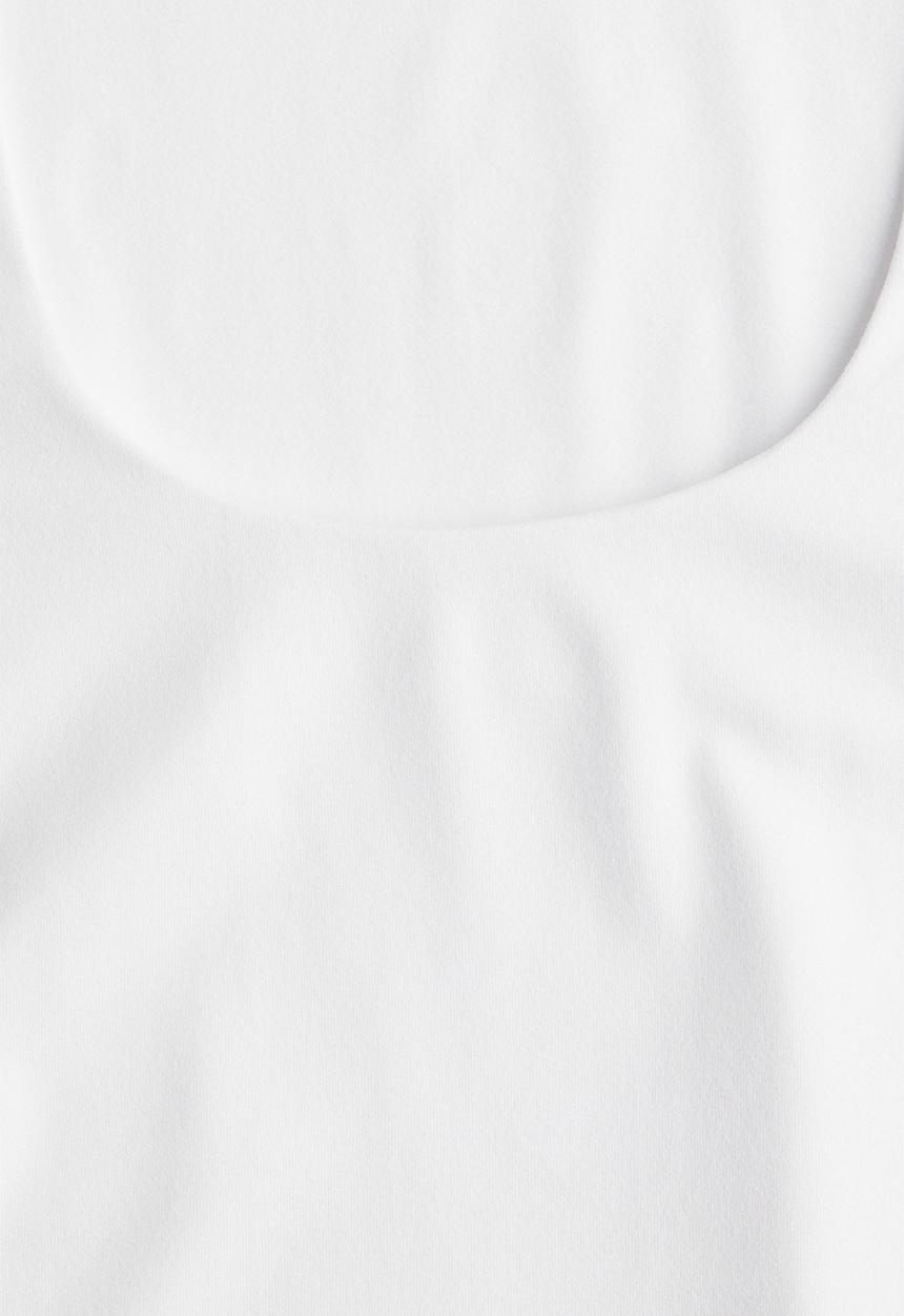 H&M - Square-neck top - white
