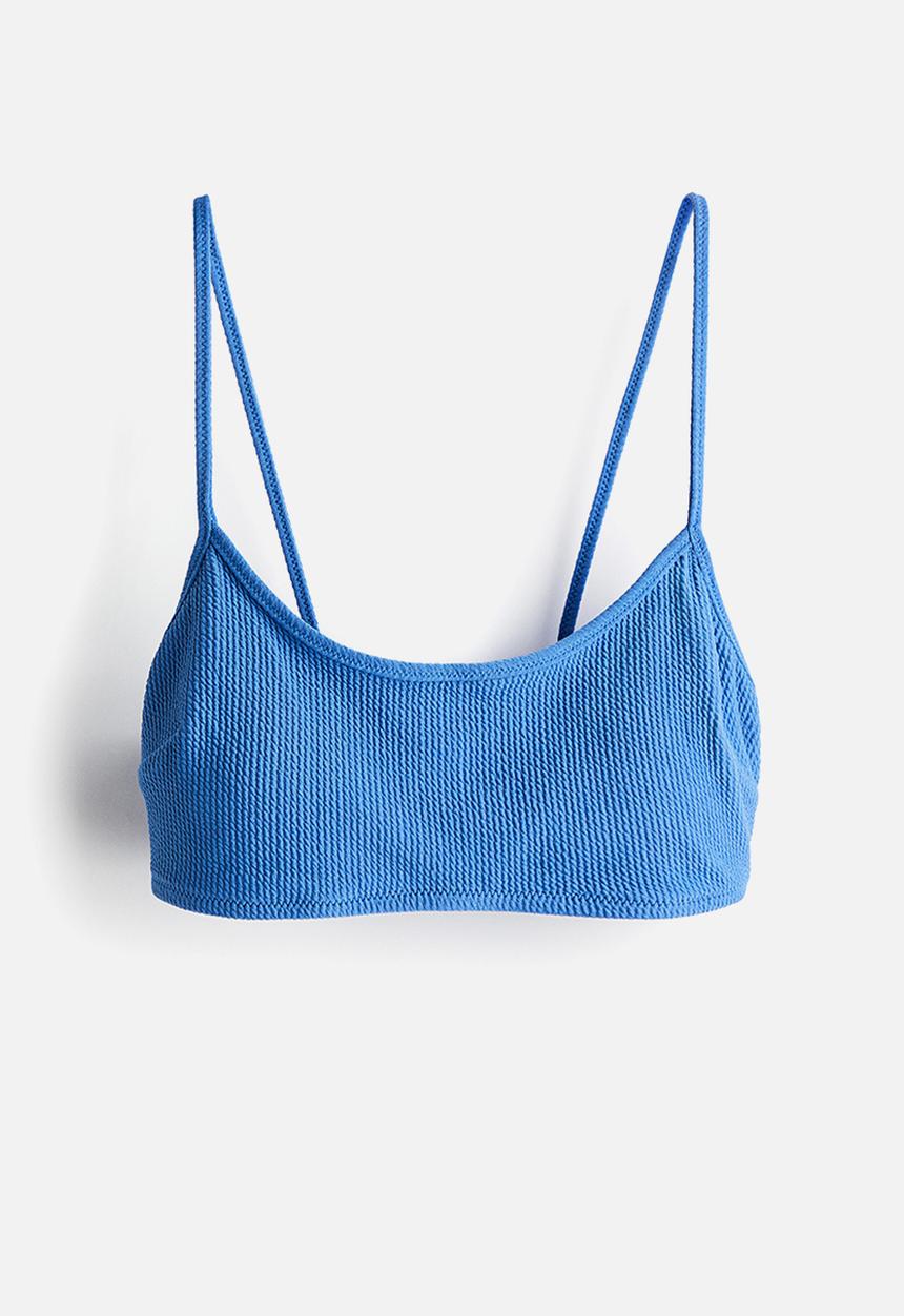 H&M - Padded bikini top - blue