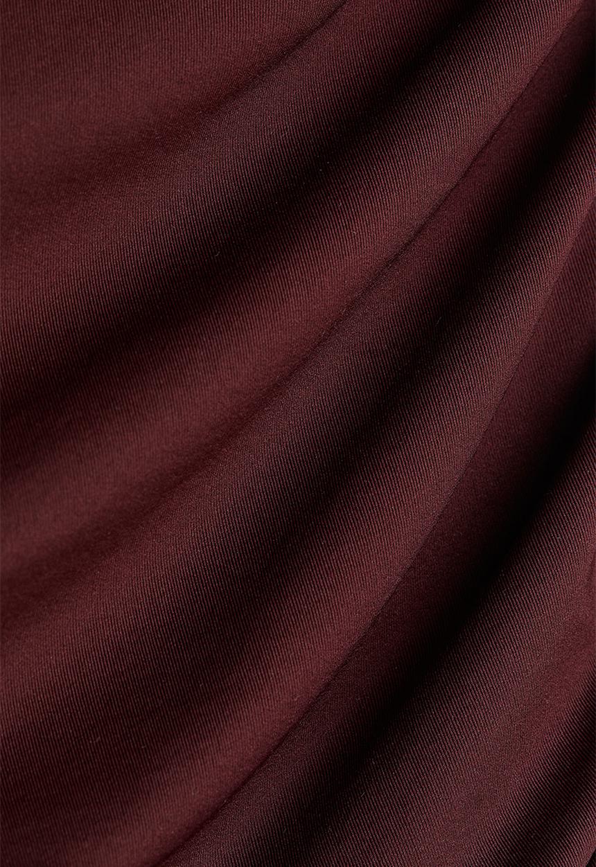 H&M - H&M Studio: Draped skirt - burgundy