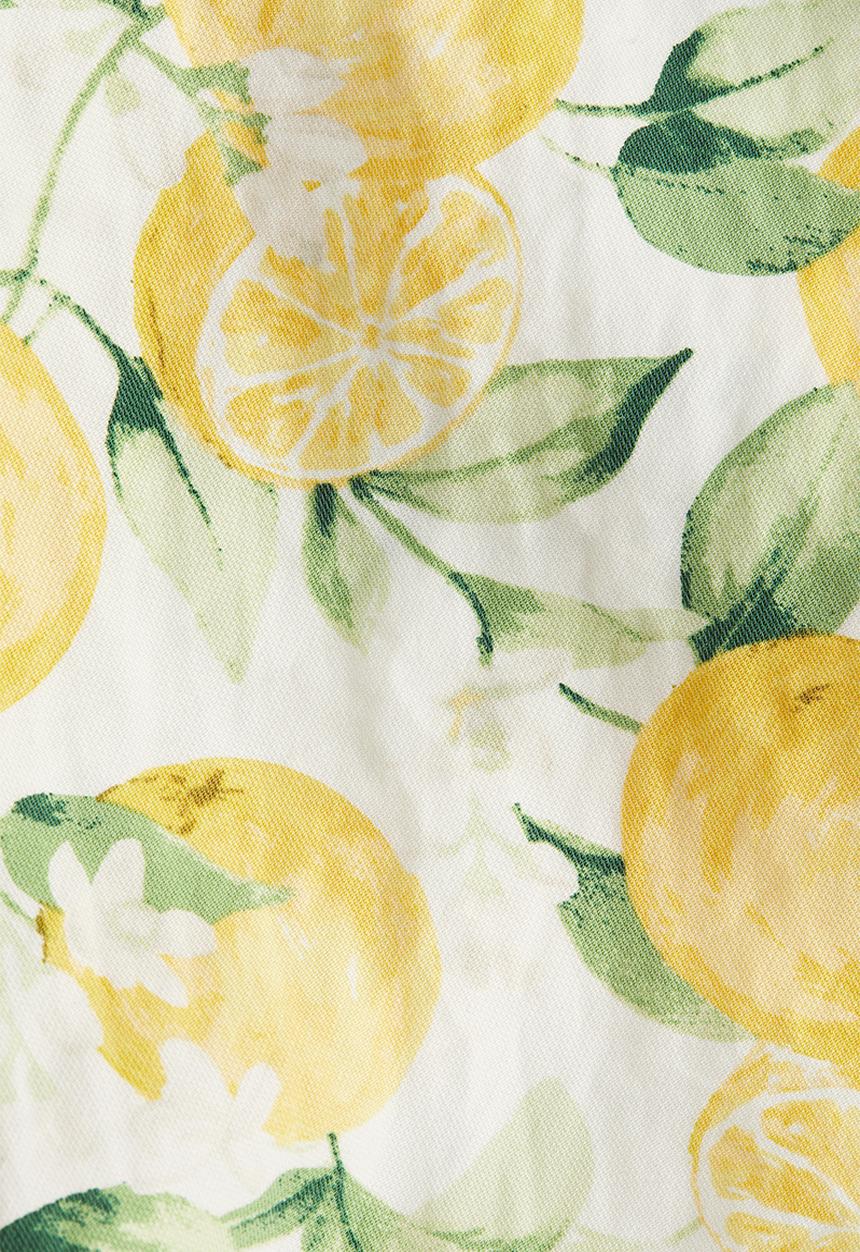 H&M - Shift dress - white/oranges