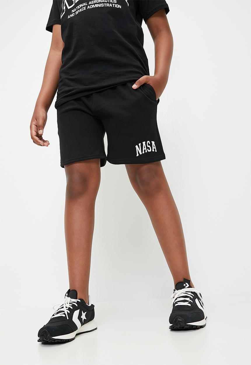 Pop Candy - Nasa shorts - black & white
