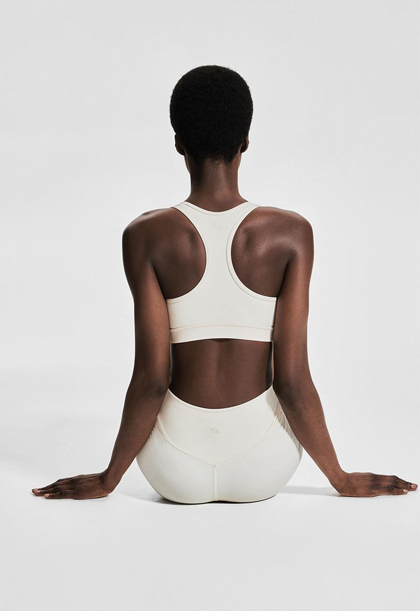 H&M - Sports cycling shorts with softmove™ - white