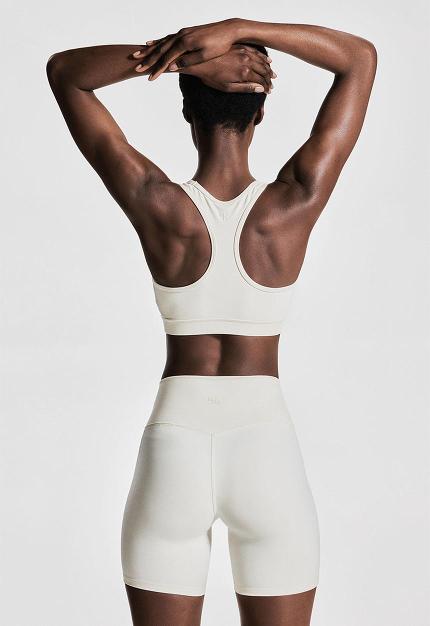 H&M - Sports cycling shorts with softmove™ - white