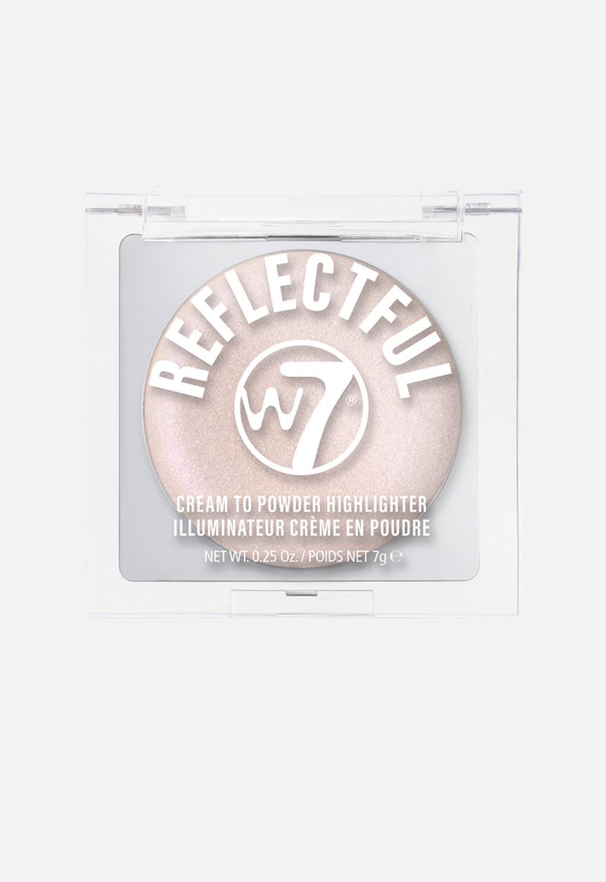 W7 Cosmetics - Reflectful Cream to Powder Highlighter - Halo Pearl