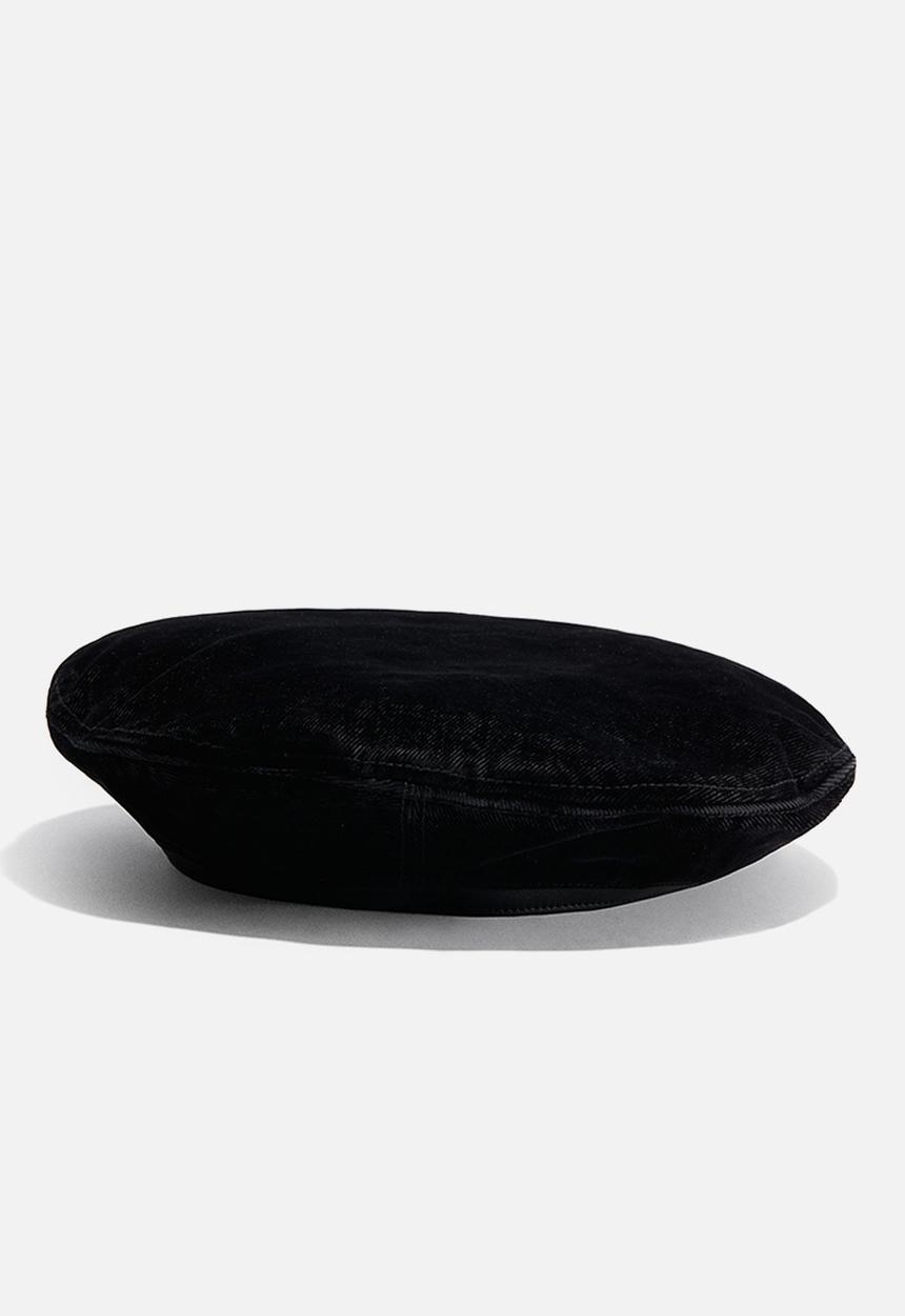 H&M - H&M Studio: Twill beret - black