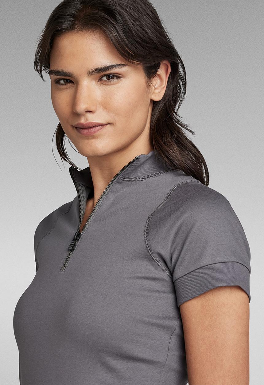 G-STAR - Cycling Ultra Slim Dress s\s Wmn - Granite