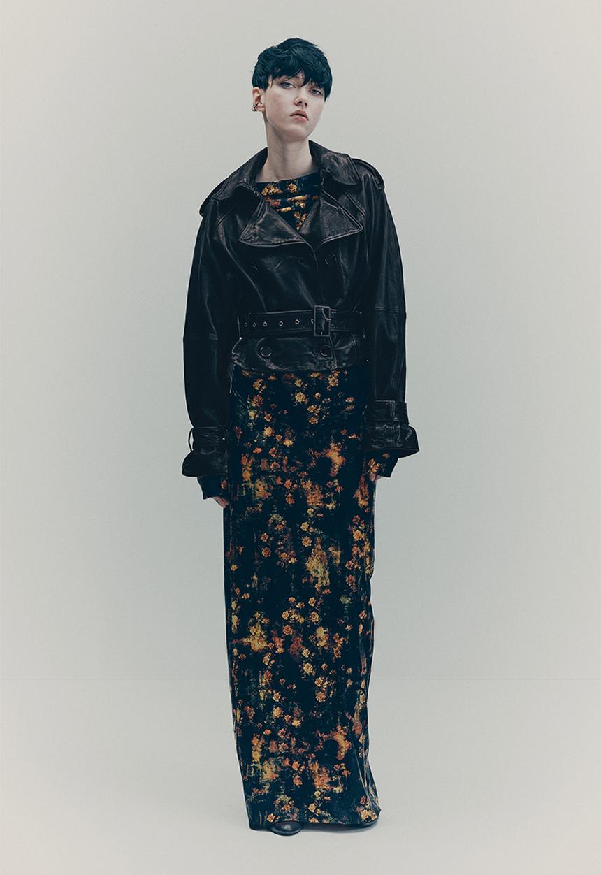 H&M - H&M Studio: Leather jacket - black