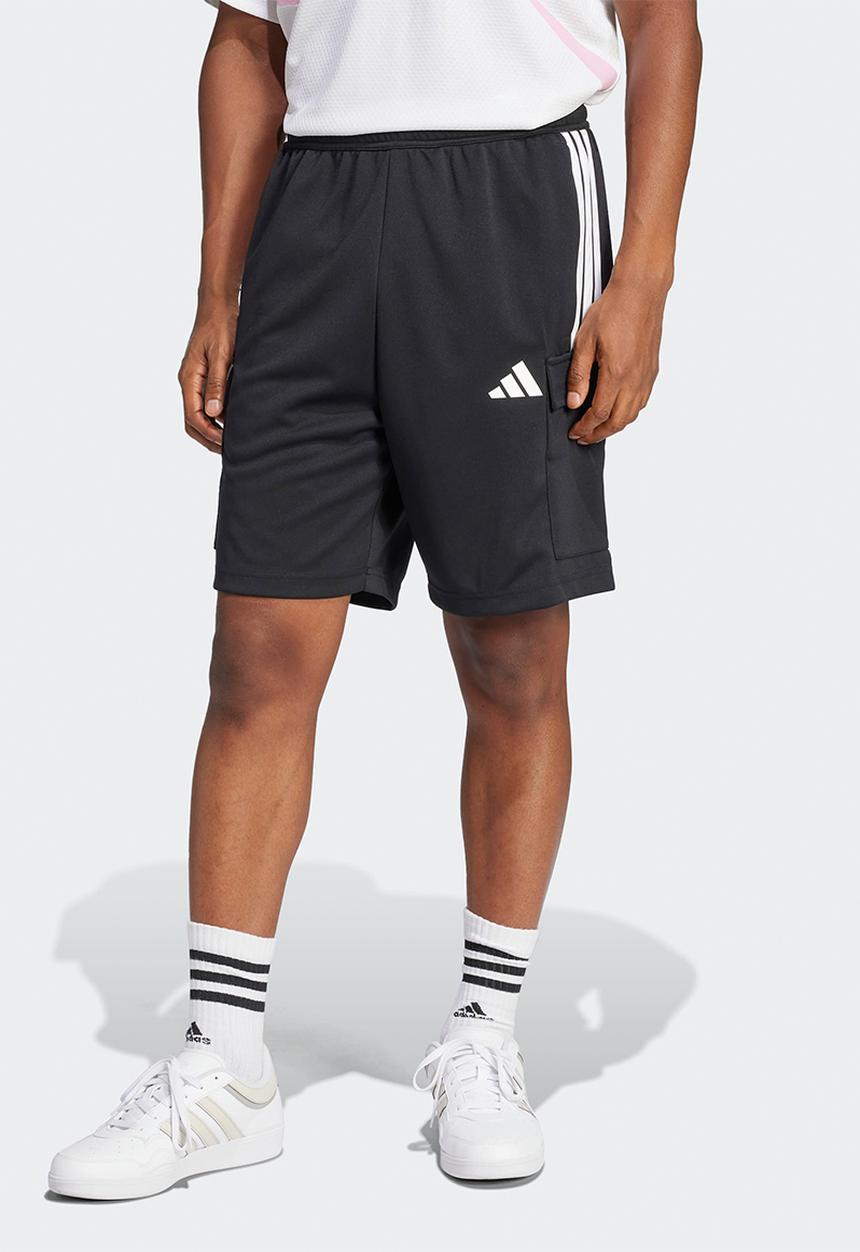 adidas Performance - Tiro Cargo Shorts - Black/Wht