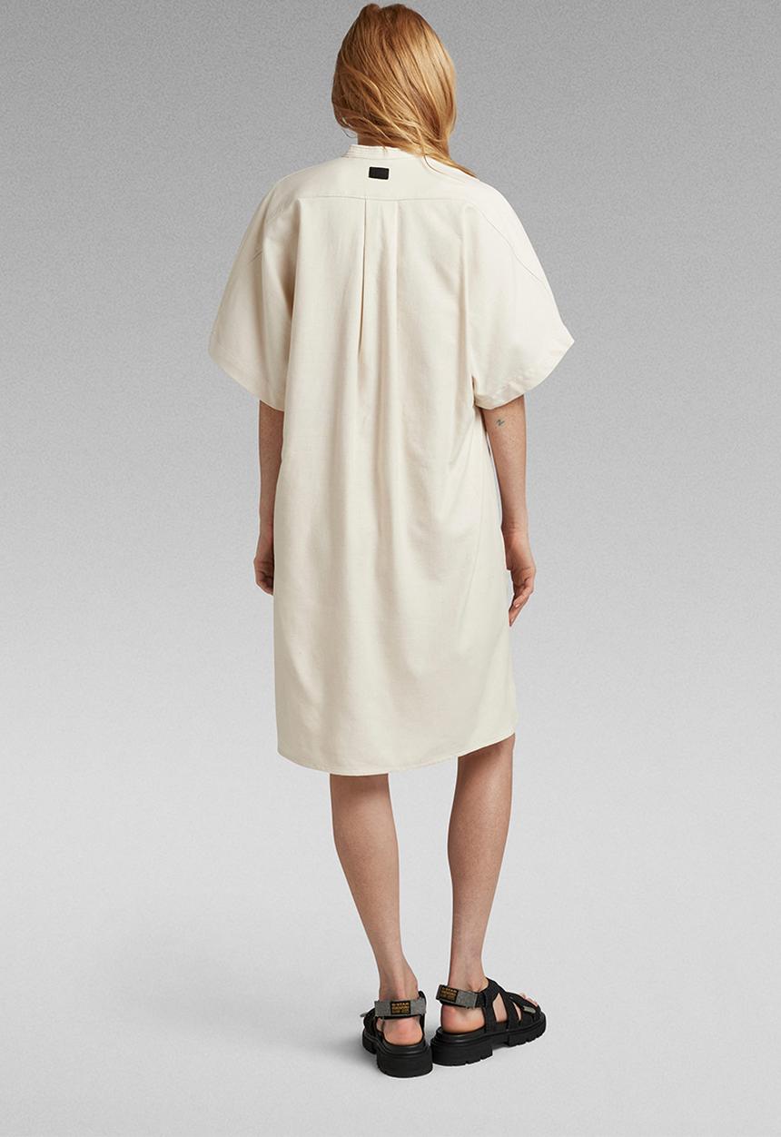 G-STAR - Comfy Tunic Dress s\s Wmn - Ecru