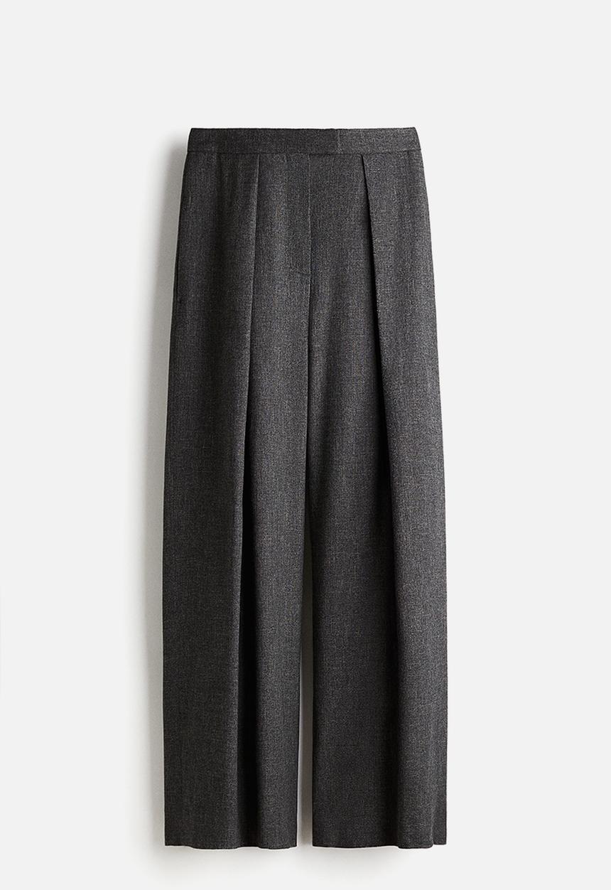 H&M - H&M Studio: Wool-blend suit trousers - dark grey