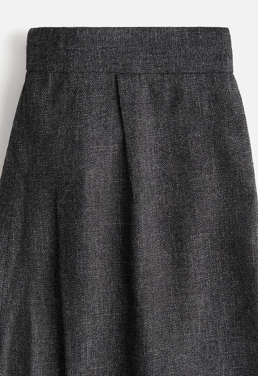 H&M - H&M Studio: Wool-blend suit trousers - dark grey