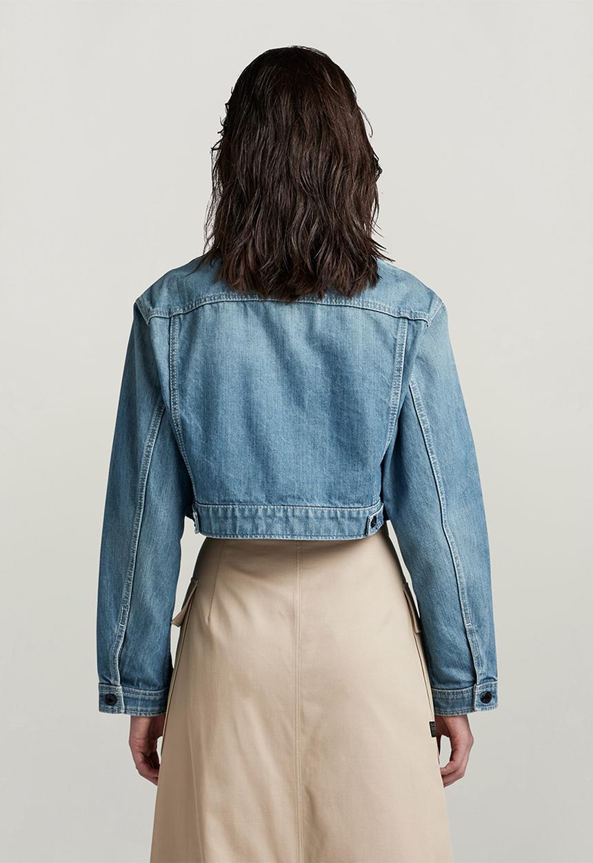 G-STAR - Cropped Denim Jacket Wmn - Antique faded moonlit ocean