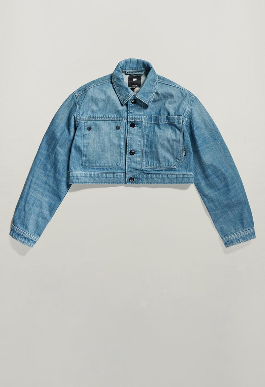 G-STAR - Cropped Denim Jacket Wmn - Antique faded moonlit ocean