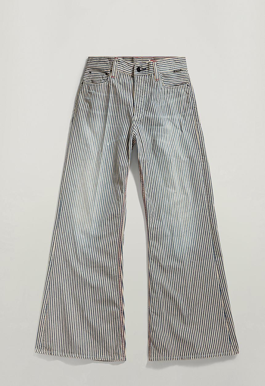G-STAR - E Patti Loose Jeans Wmn - Sun Faded Shima Stripe Destroyed