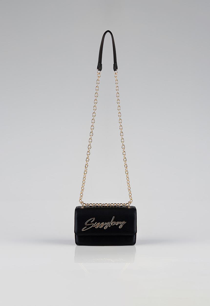 SISSY BOY - Slay fest structured crossbody - black