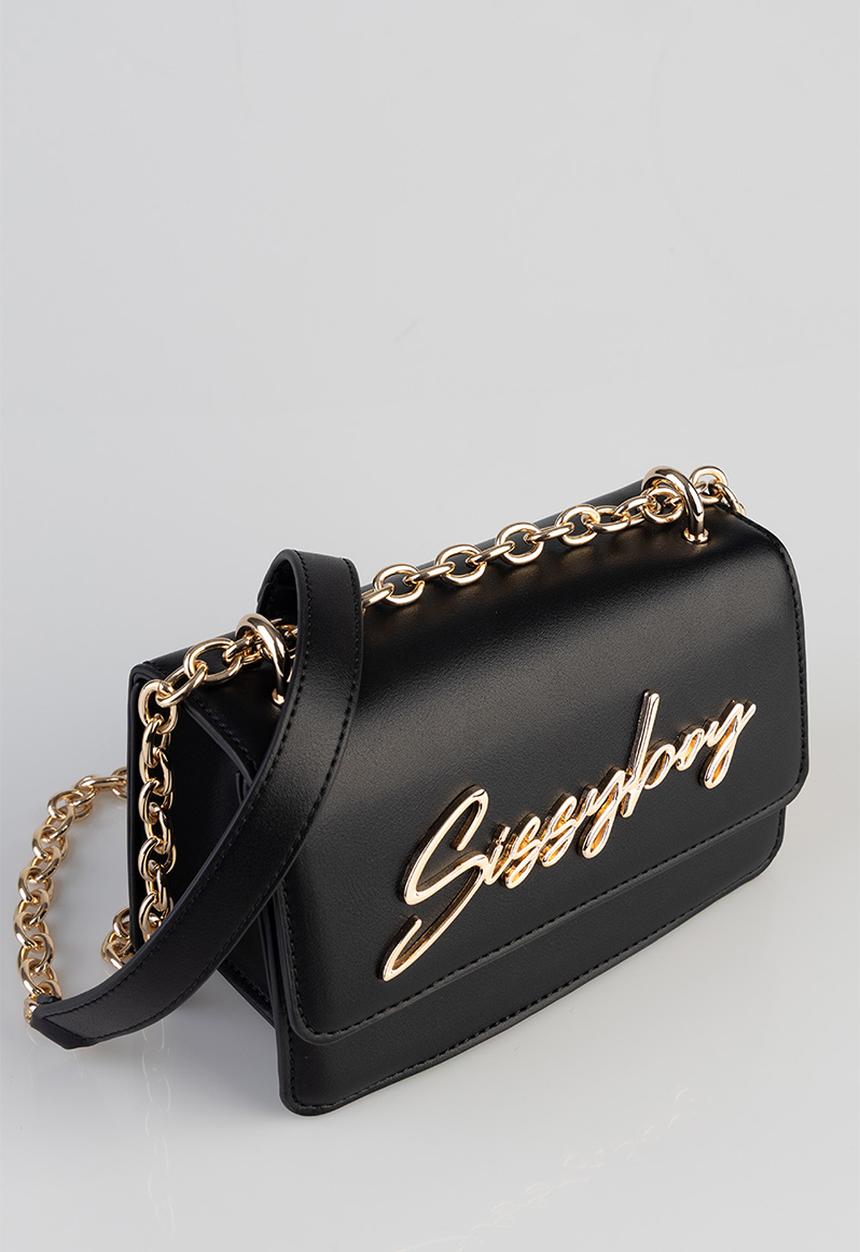 SISSY BOY - Slay fest structured crossbody - black