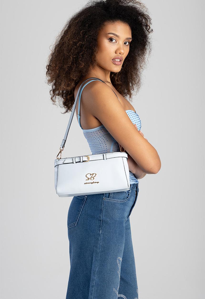 SISSY BOY - Structured shoulder bag - blue