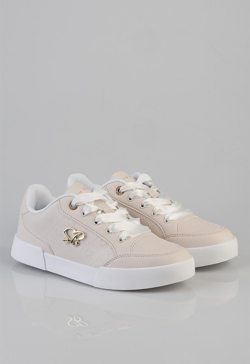 SISSY BOY - Make raised: embossed sneaker with sb hardware plate on side - neutral