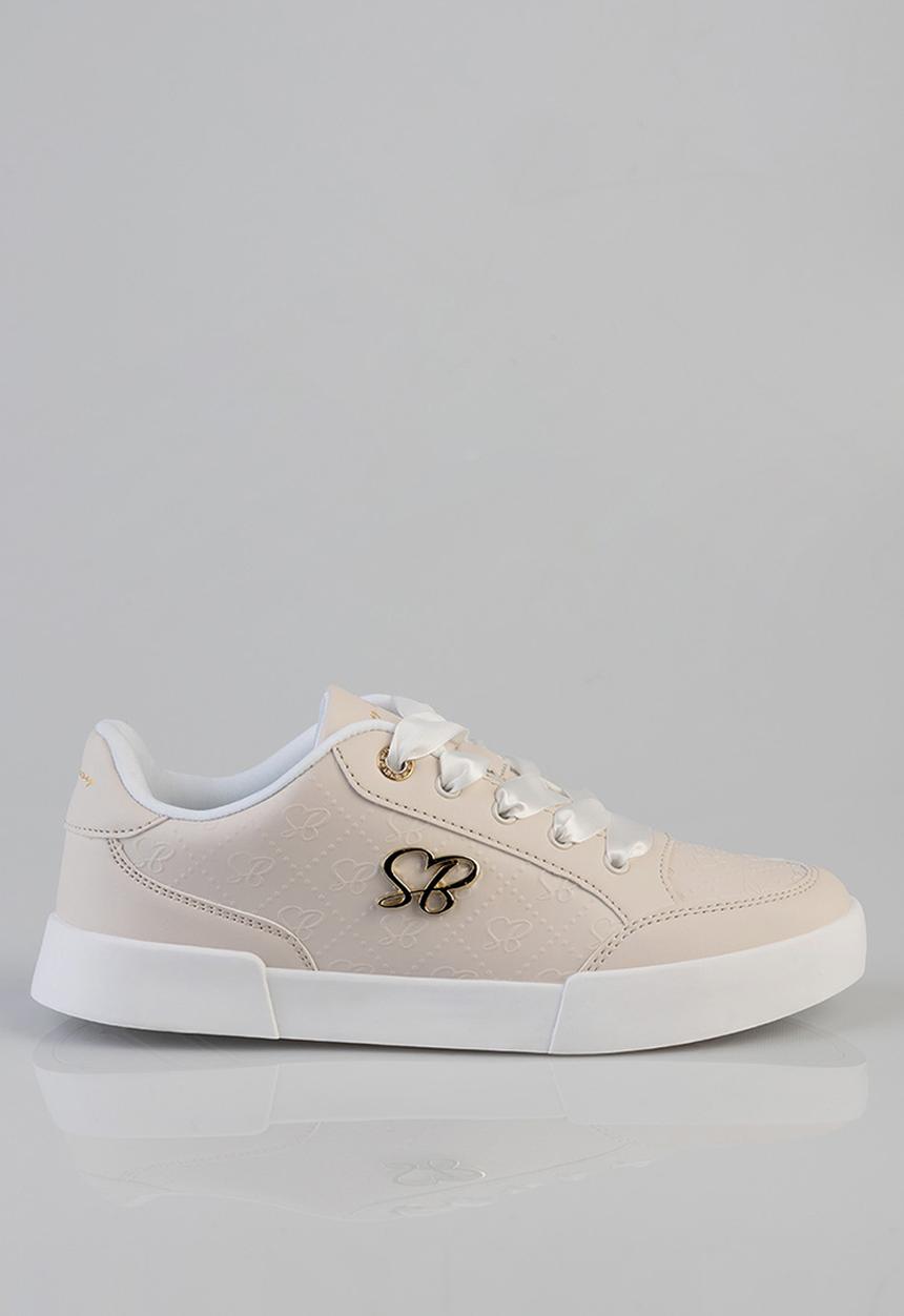 SISSY BOY - Make raised: embossed sneaker with sb hardware plate on side - neutral
