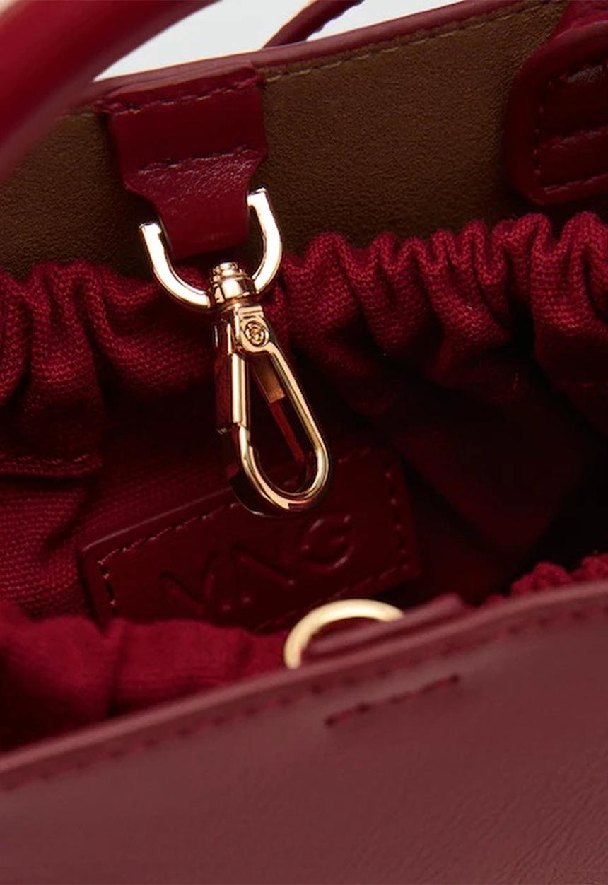 MANGO - Meti crossbody bag - dark red