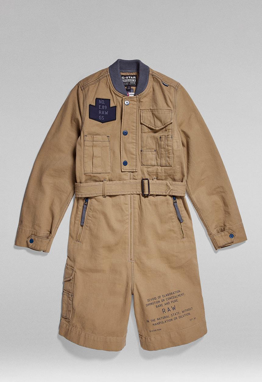 G-STAR - E Short Overall Wmn - Beige