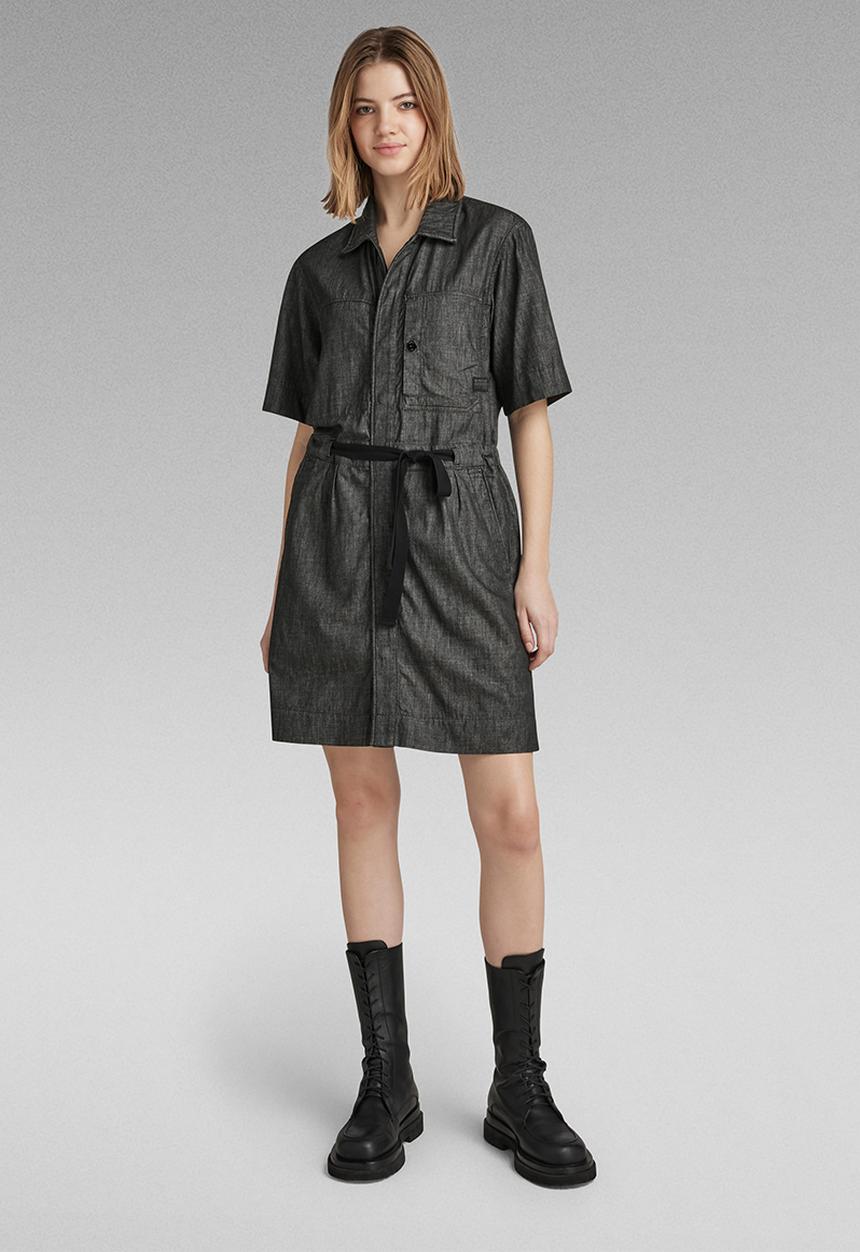 G-STAR - Army s/s Dress Wmn - Jet Black