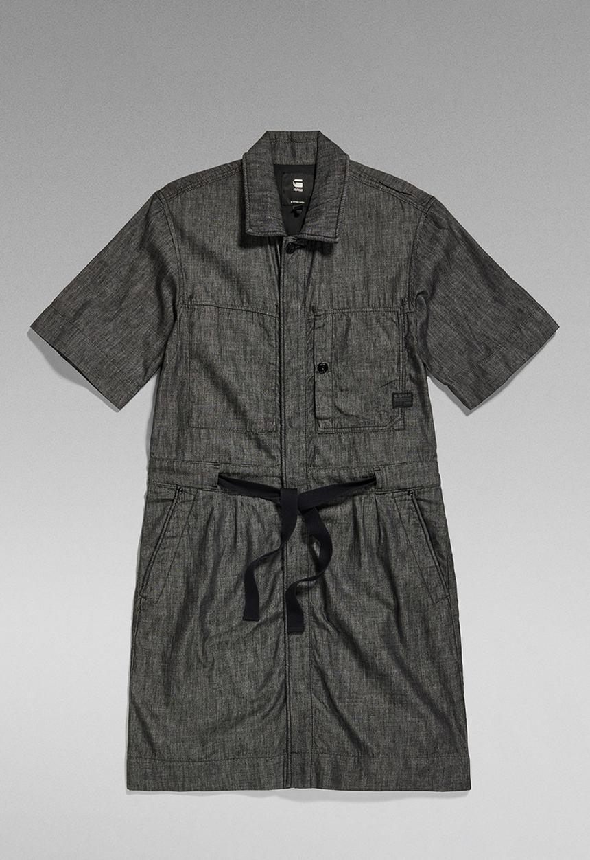 G-STAR - Army s/s Dress Wmn - Jet Black