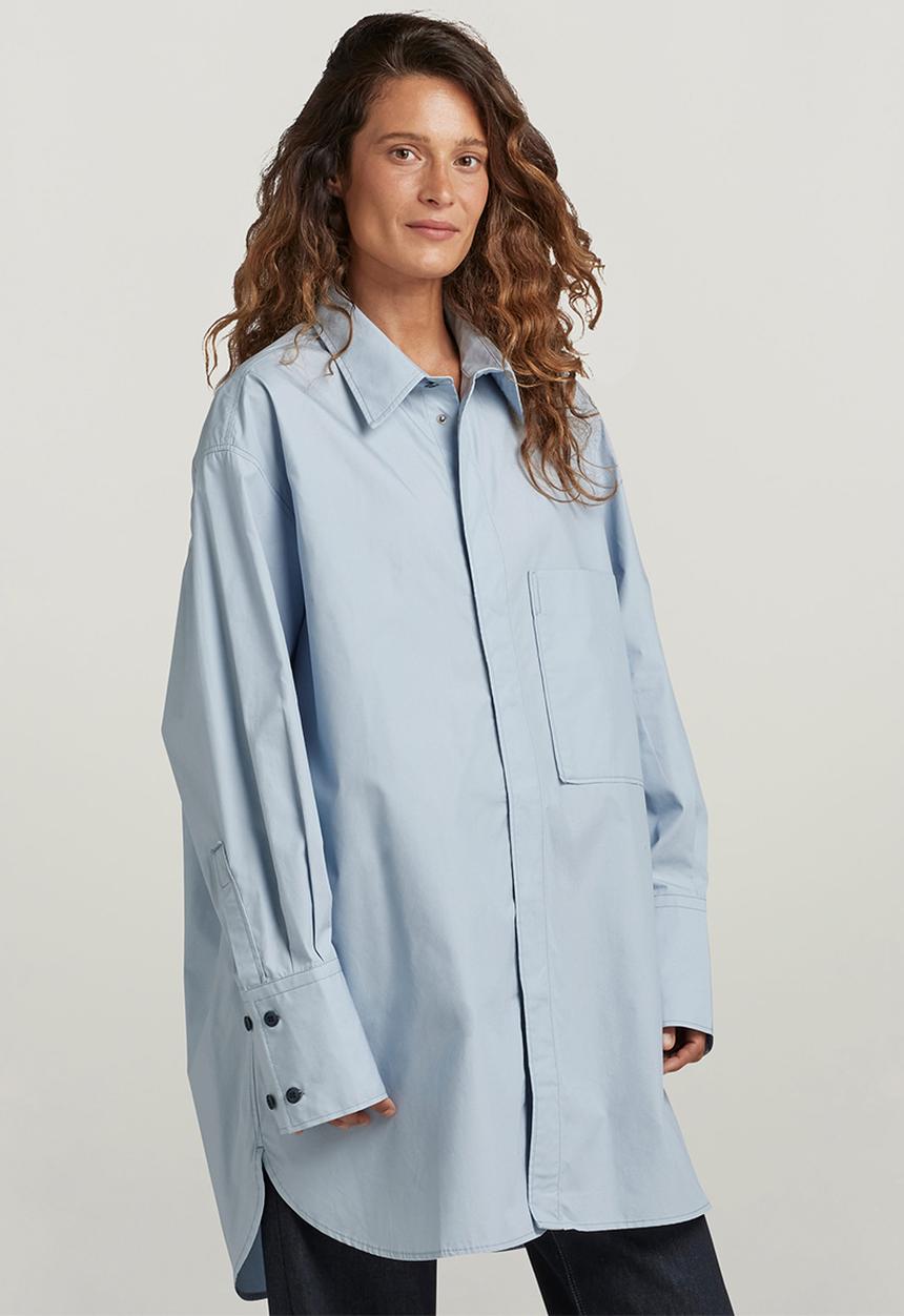 G-STAR - Oversized Boyfriend Shirt Wmn - Faze Blue