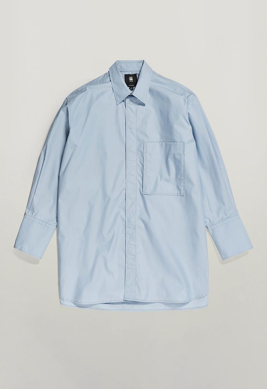 G-STAR - Oversized Boyfriend Shirt Wmn - Faze Blue