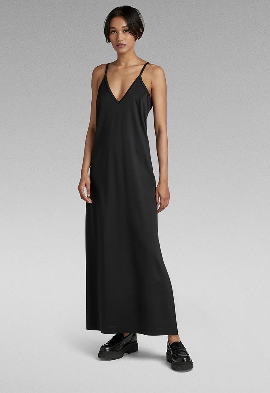 G-STAR - Tape loose sw dress - caviar