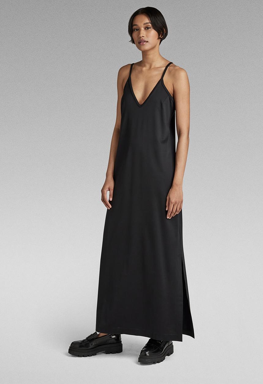 G-STAR - Tape loose sw dress - caviar