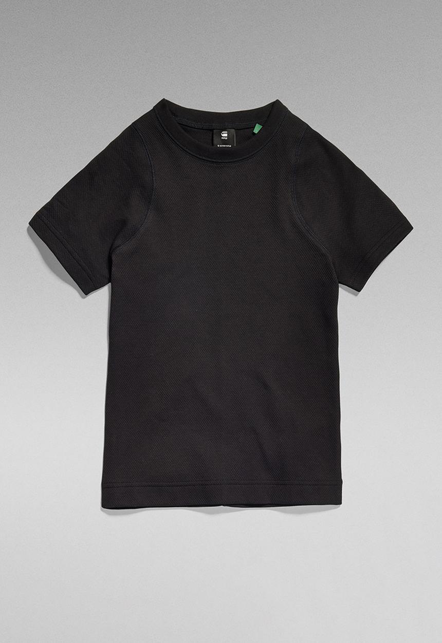 G-STAR - Cropped Ultra Slim Top Wmn - Dk Black