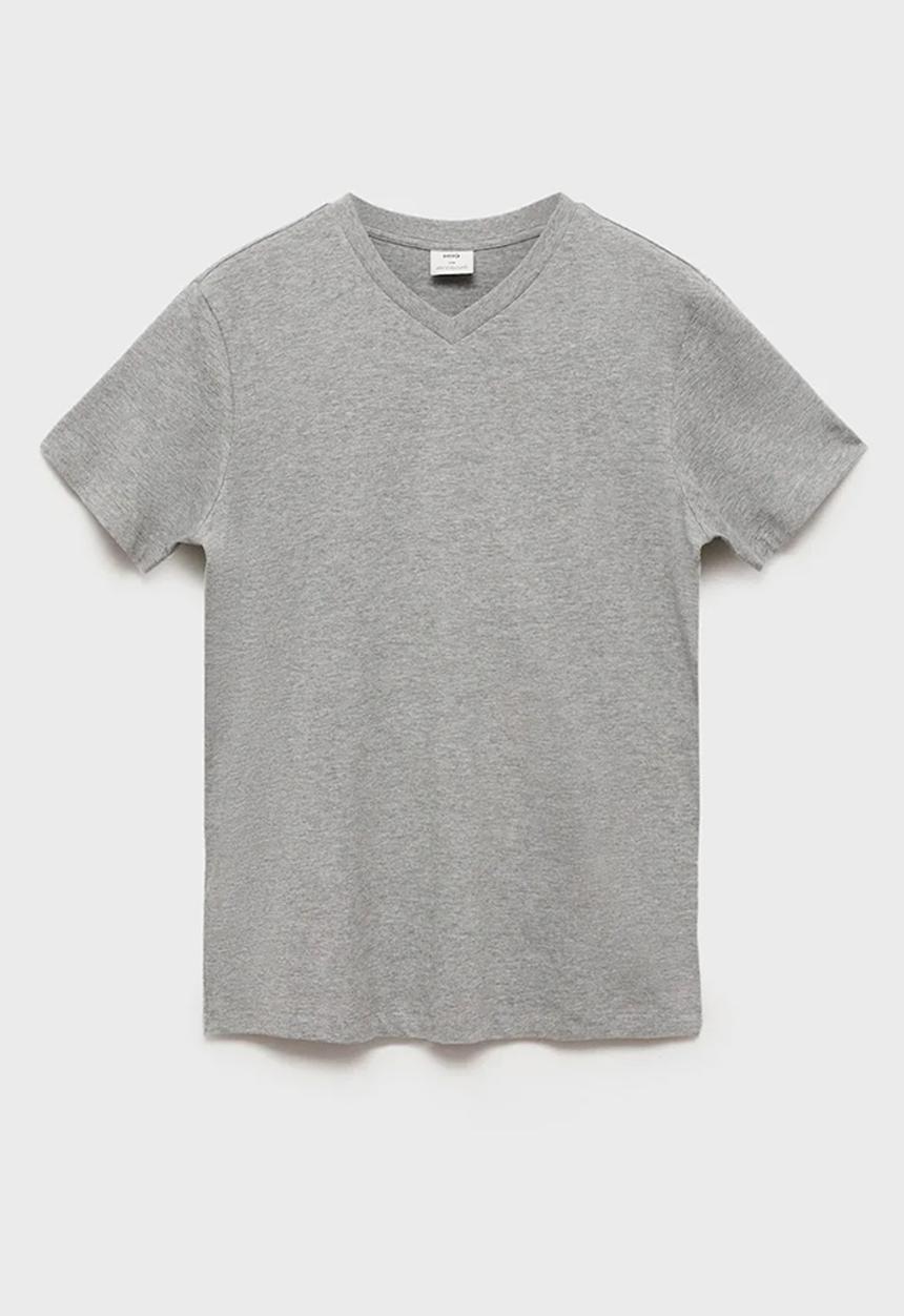 MANGO - Camiseta Chelsea - Medium Gray
