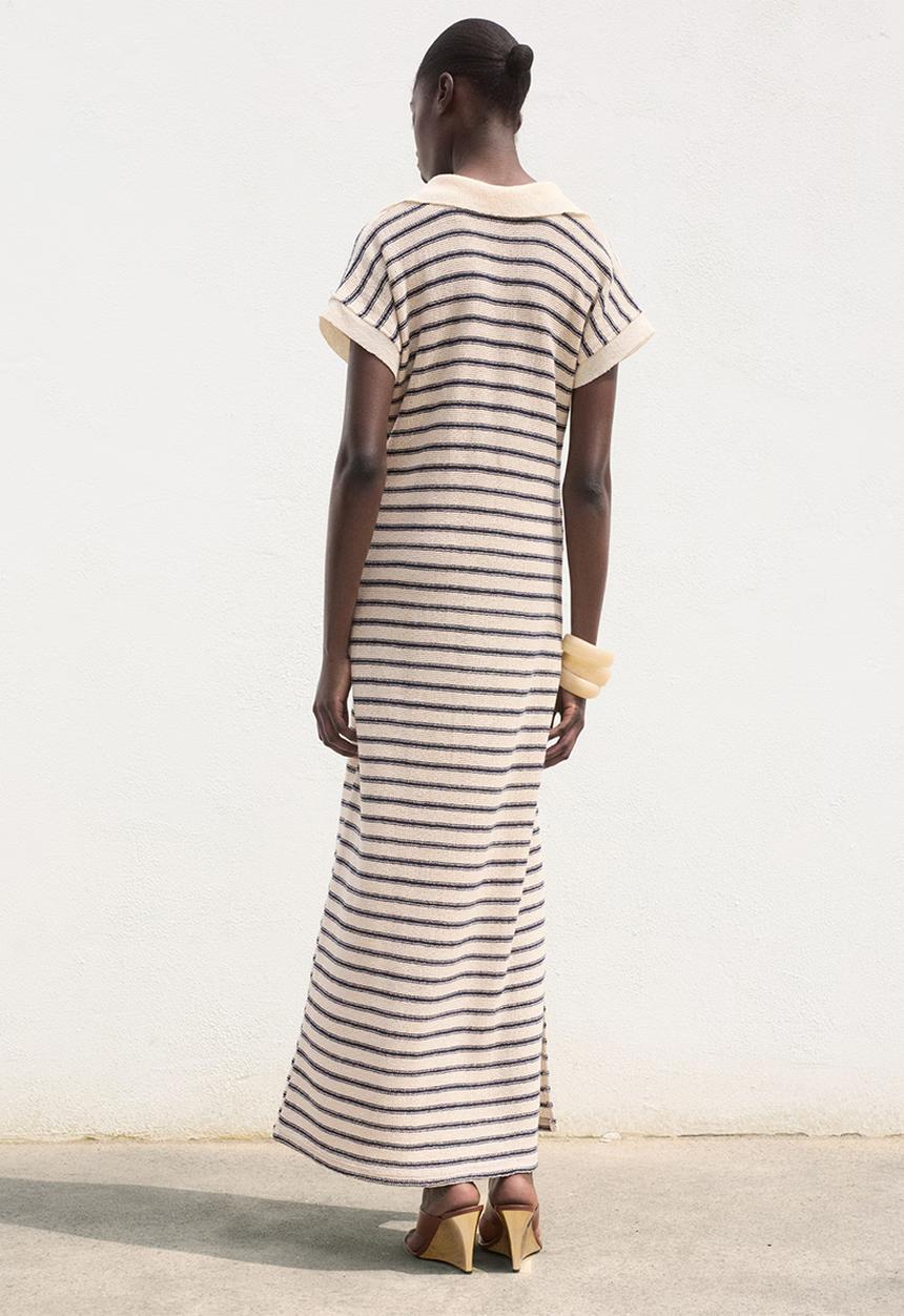 MANGO - Dress Tunis - Navy