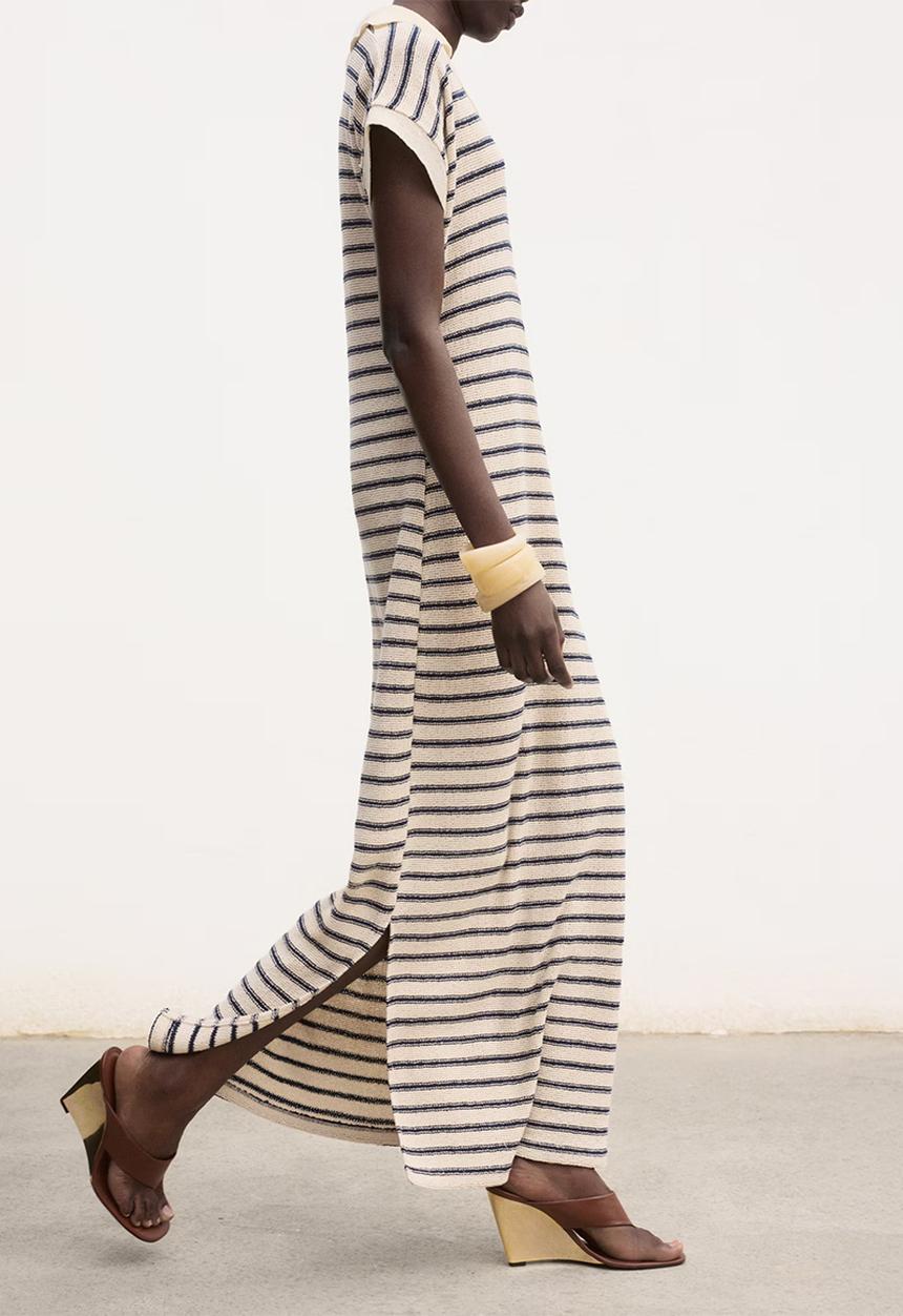 MANGO - Dress Tunis - Navy