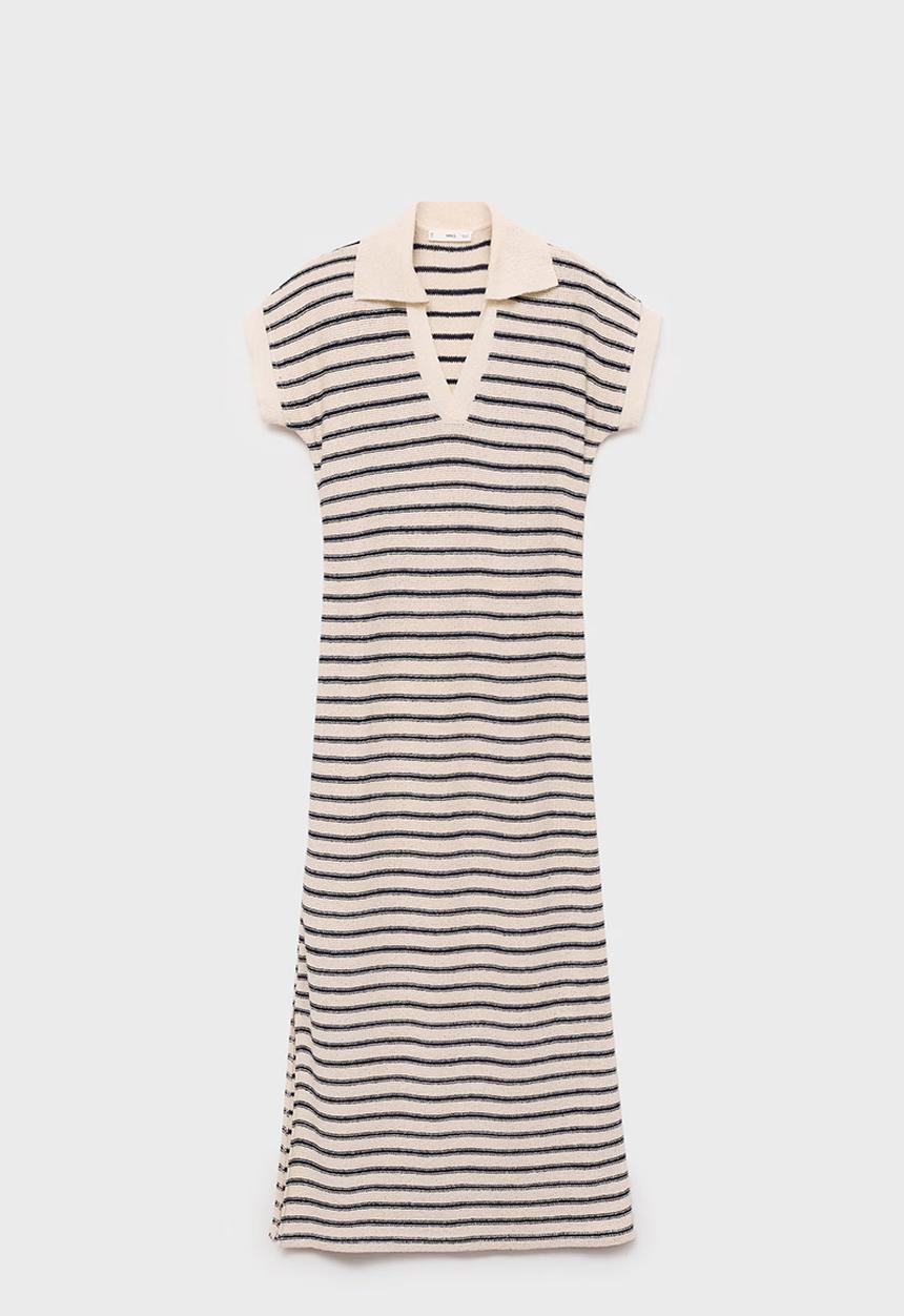 MANGO - Dress Tunis - Navy