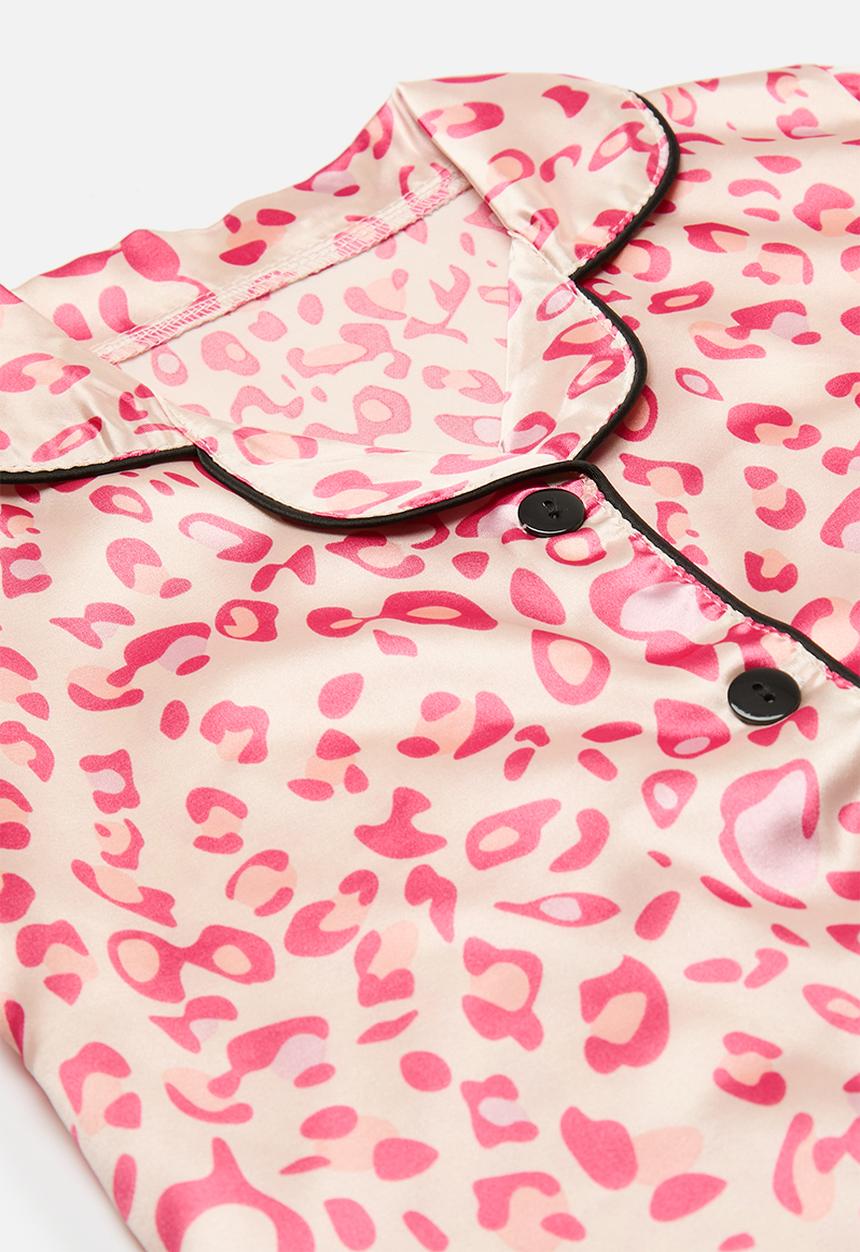 Pop Candy - Leopard print pj set - multi