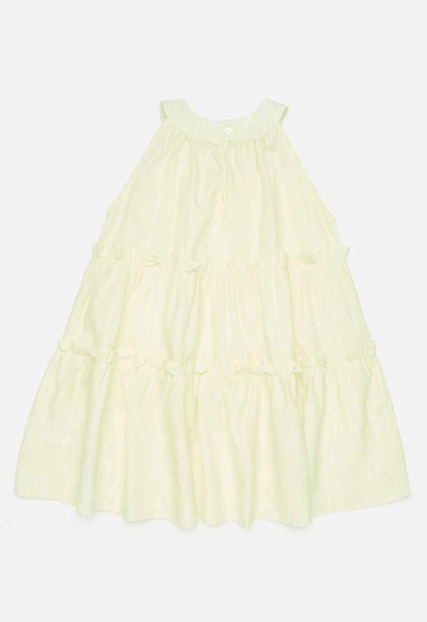 Pop Candy - Sleeveless dress & hat set - yellow