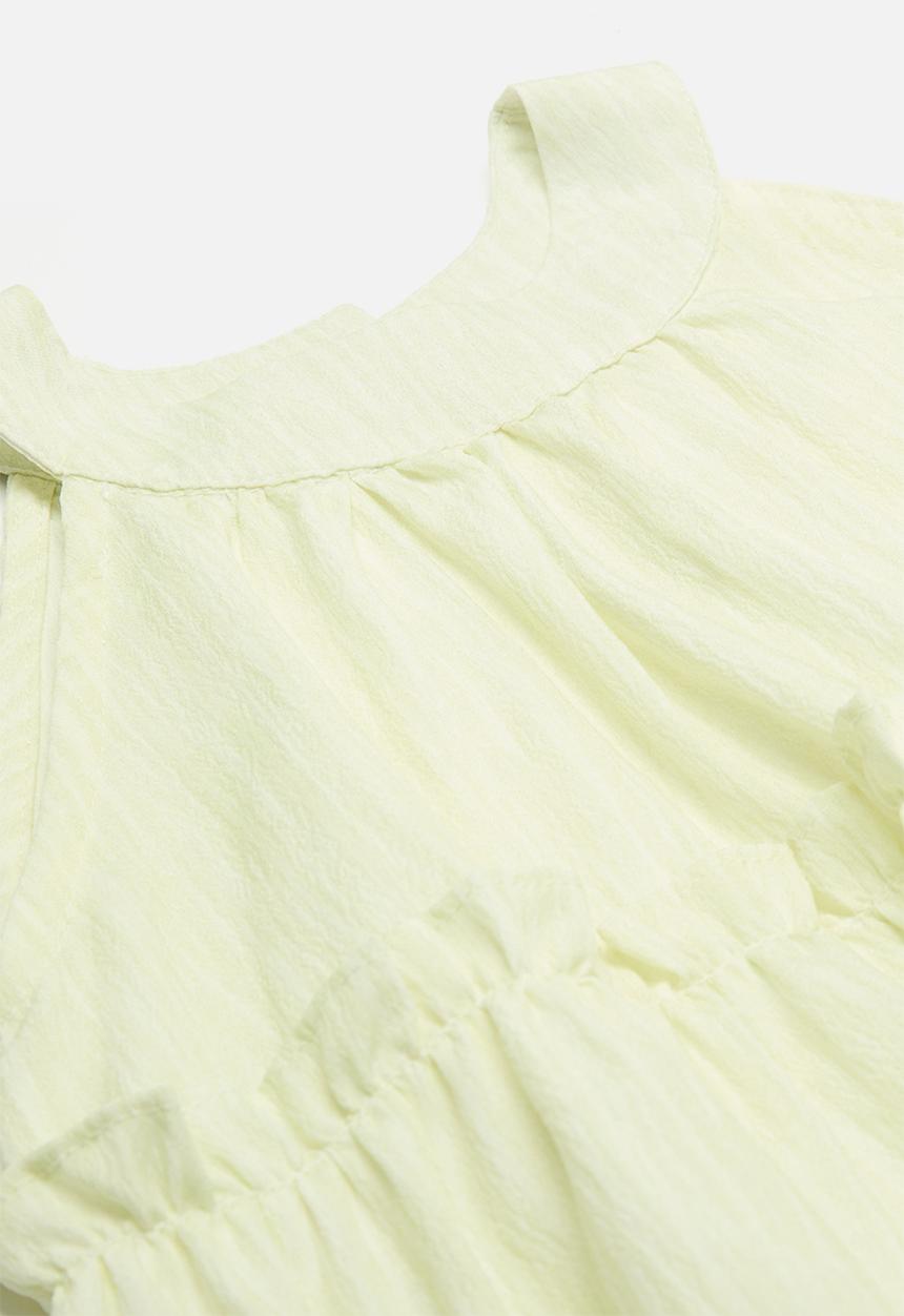 Pop Candy - Sleeveless dress & hat set - yellow