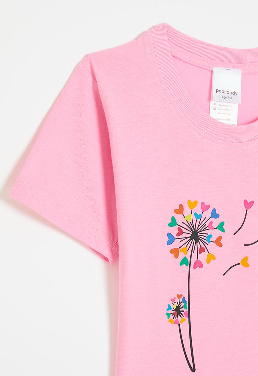 Pop Candy - Floral tee - pink