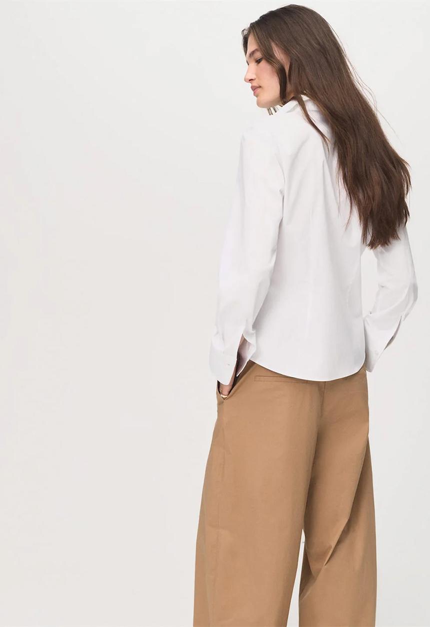 MANGO - Plus size Shirt Sofia - White
