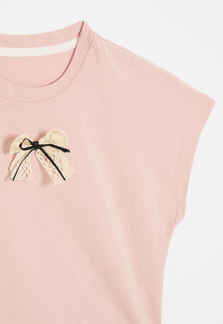 Pop Candy - Drawstring tee - pink