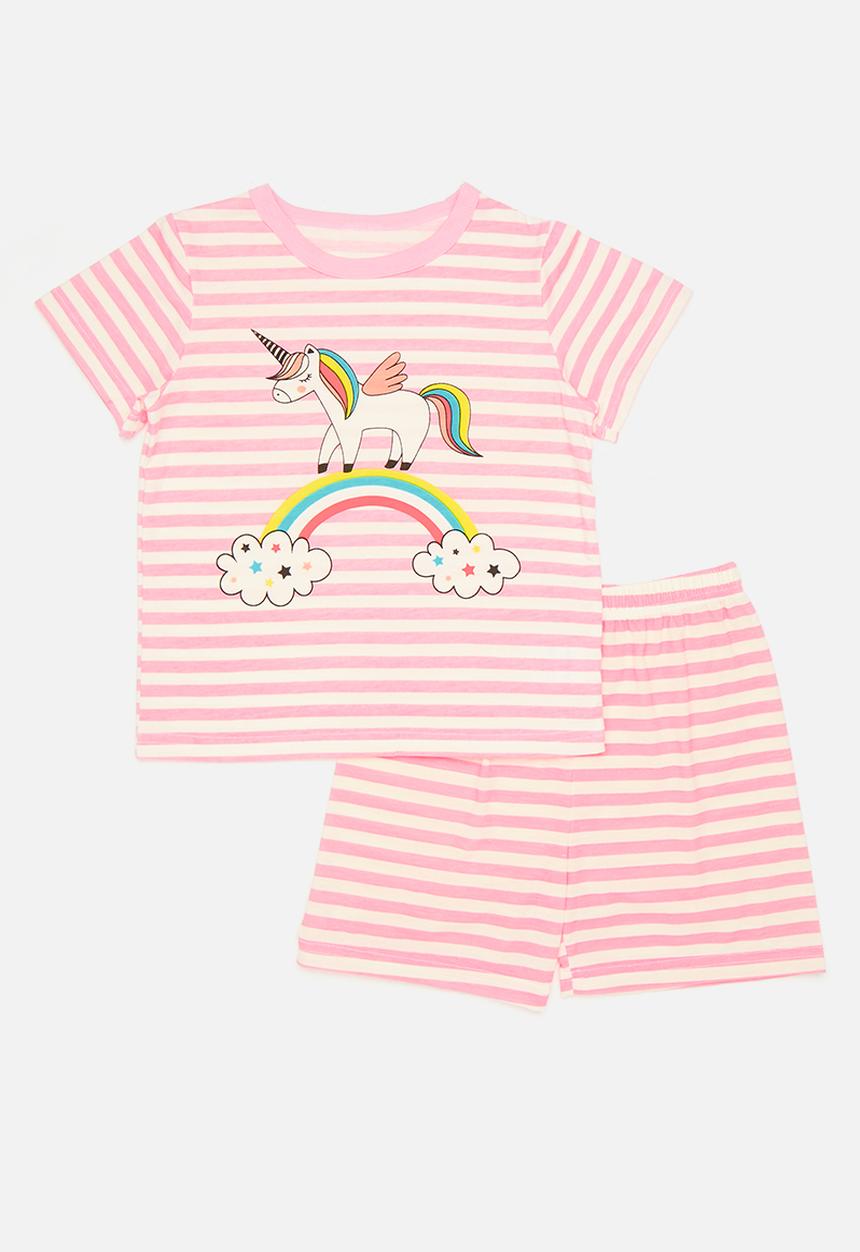 Pop Candy - Stripe pj set - pink