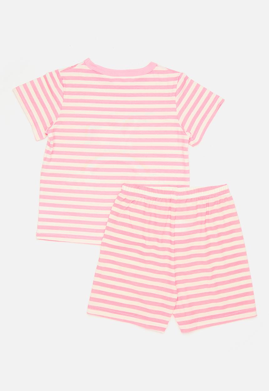 Pop Candy - Stripe pj set - pink