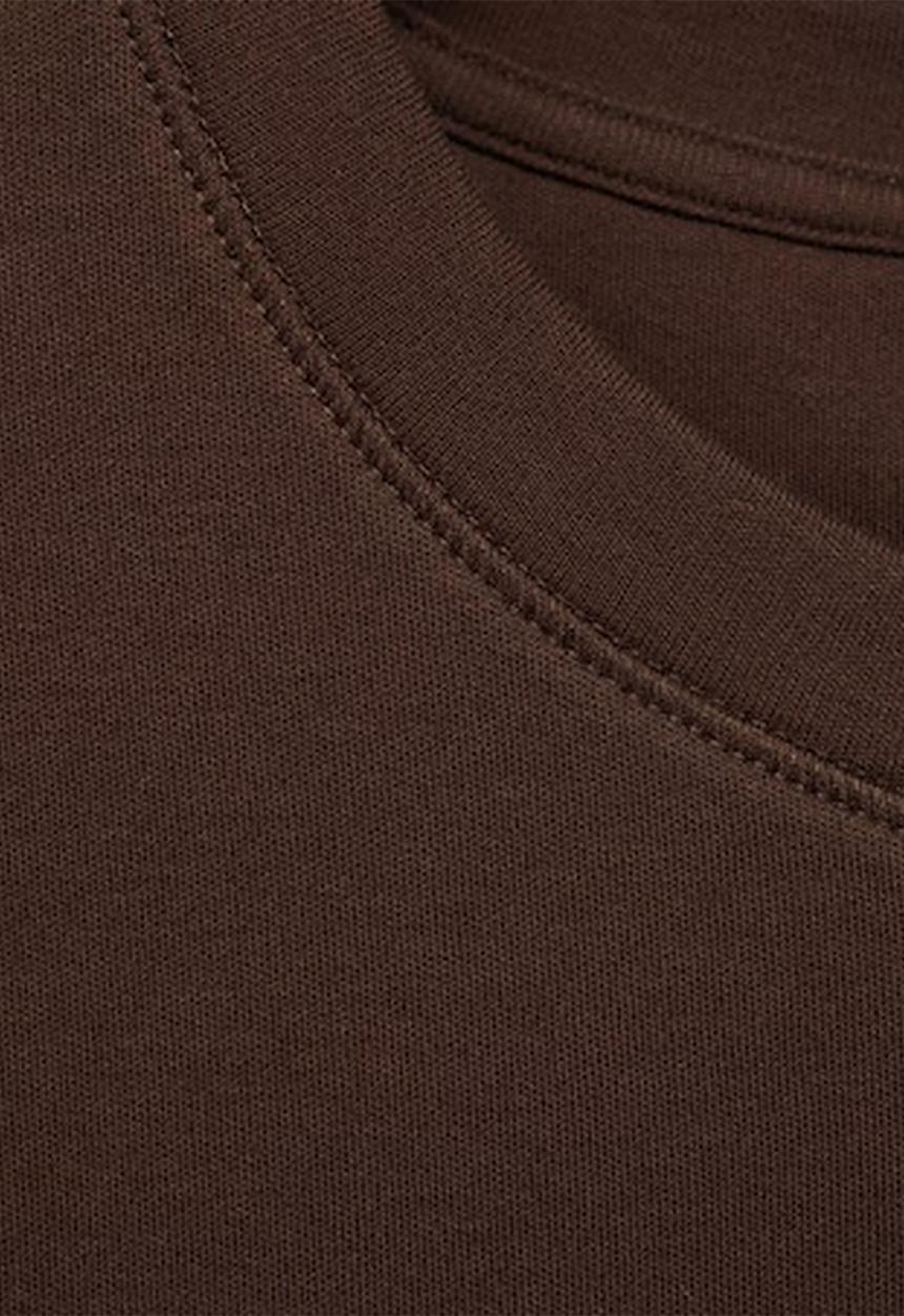 MANGO - T-Shirt Rita - Dark Brown