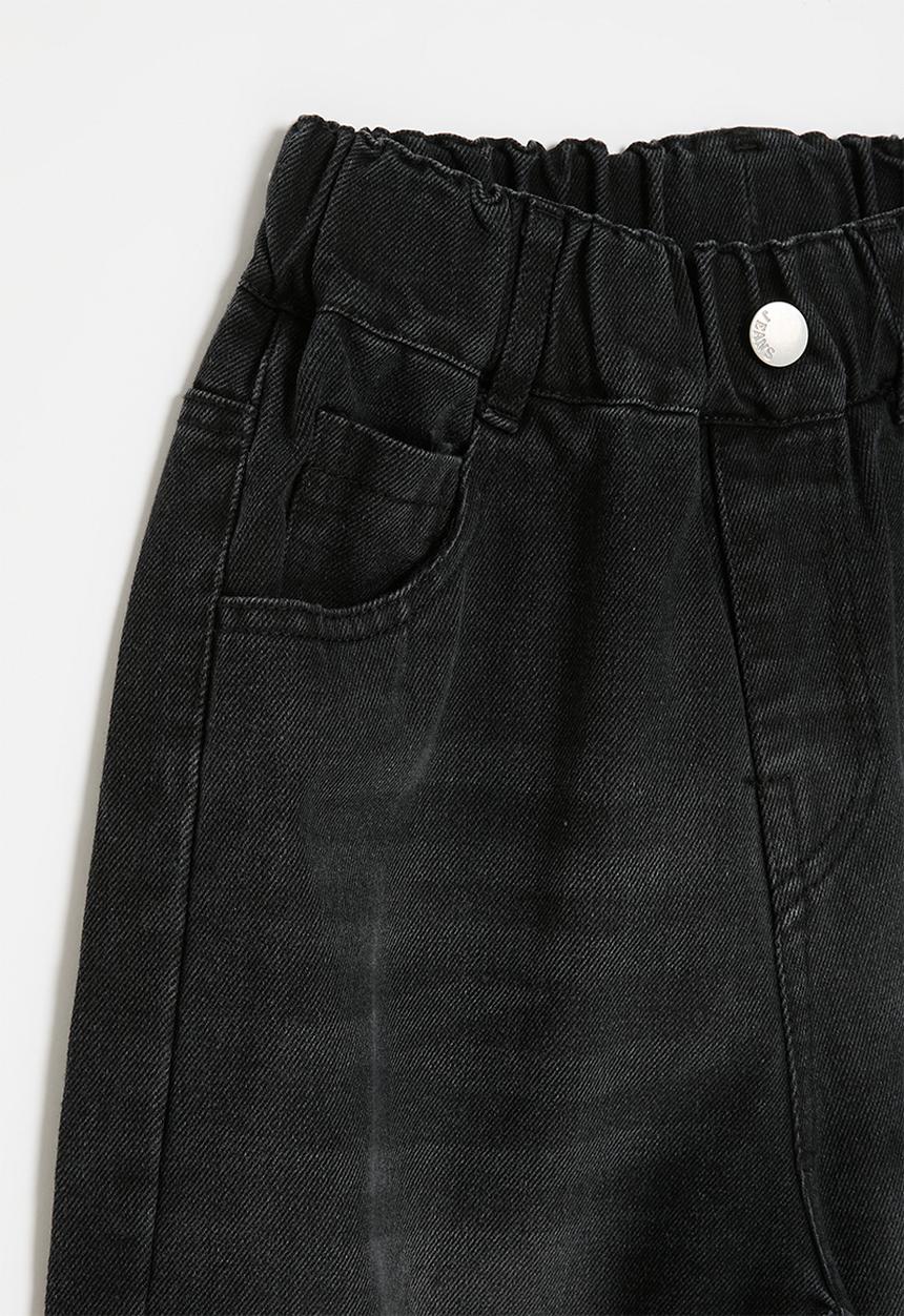 Pop Candy - Wide leg denim jeans - black