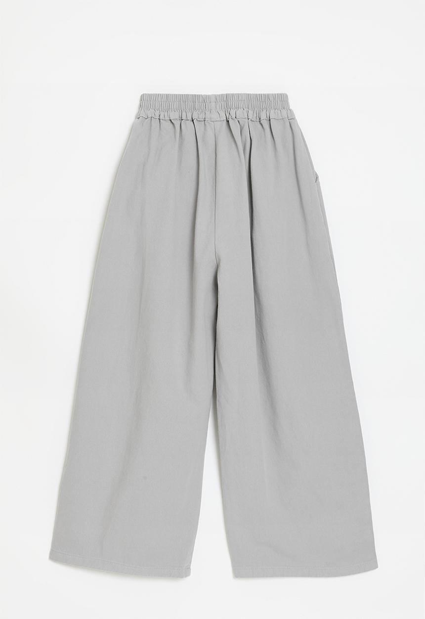 Pop Candy - Wide leg co-ord pants - grey