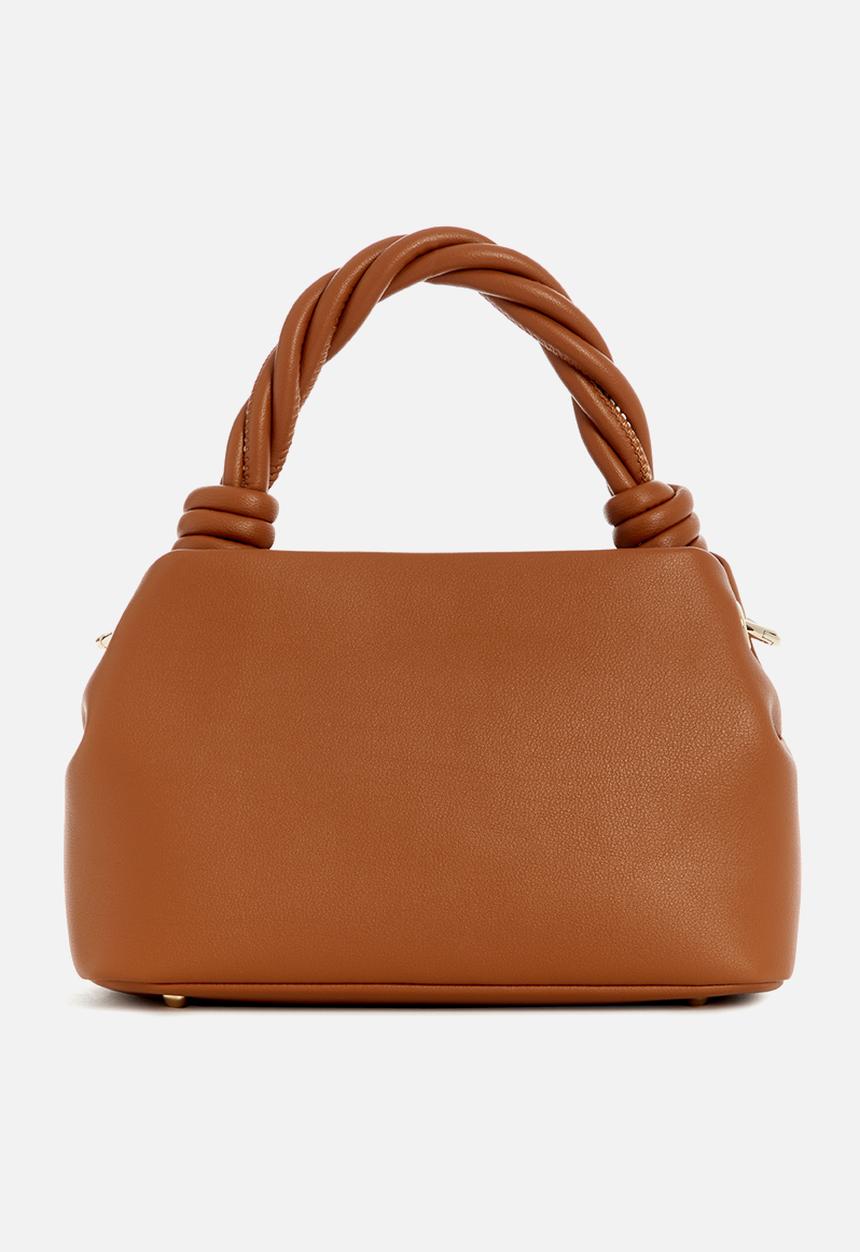 GUESS - Sansa top handle crossbody - cognac